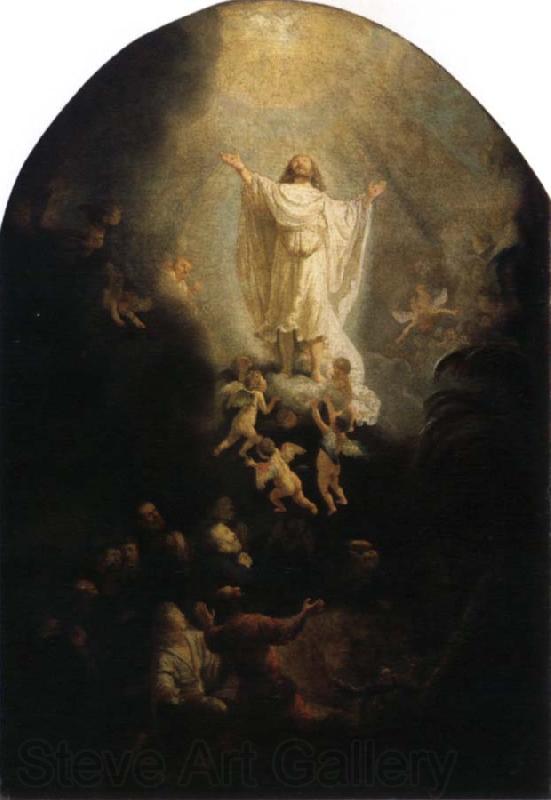 REMBRANDT Harmenszoon van Rijn The Ascension of Christ Germany oil painting art